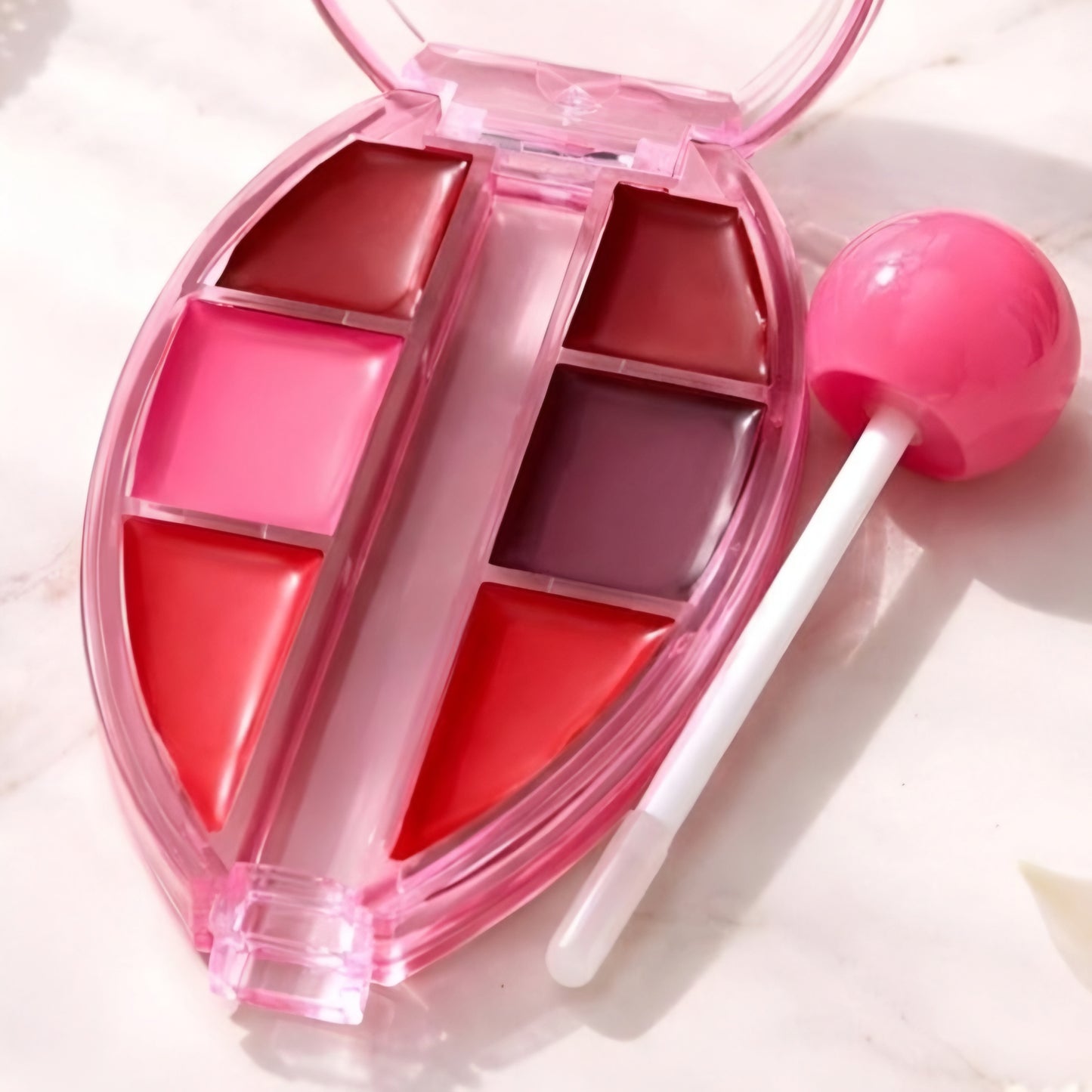 Korean Magic Lipstick Semi Matte Gel Based Lip Palette