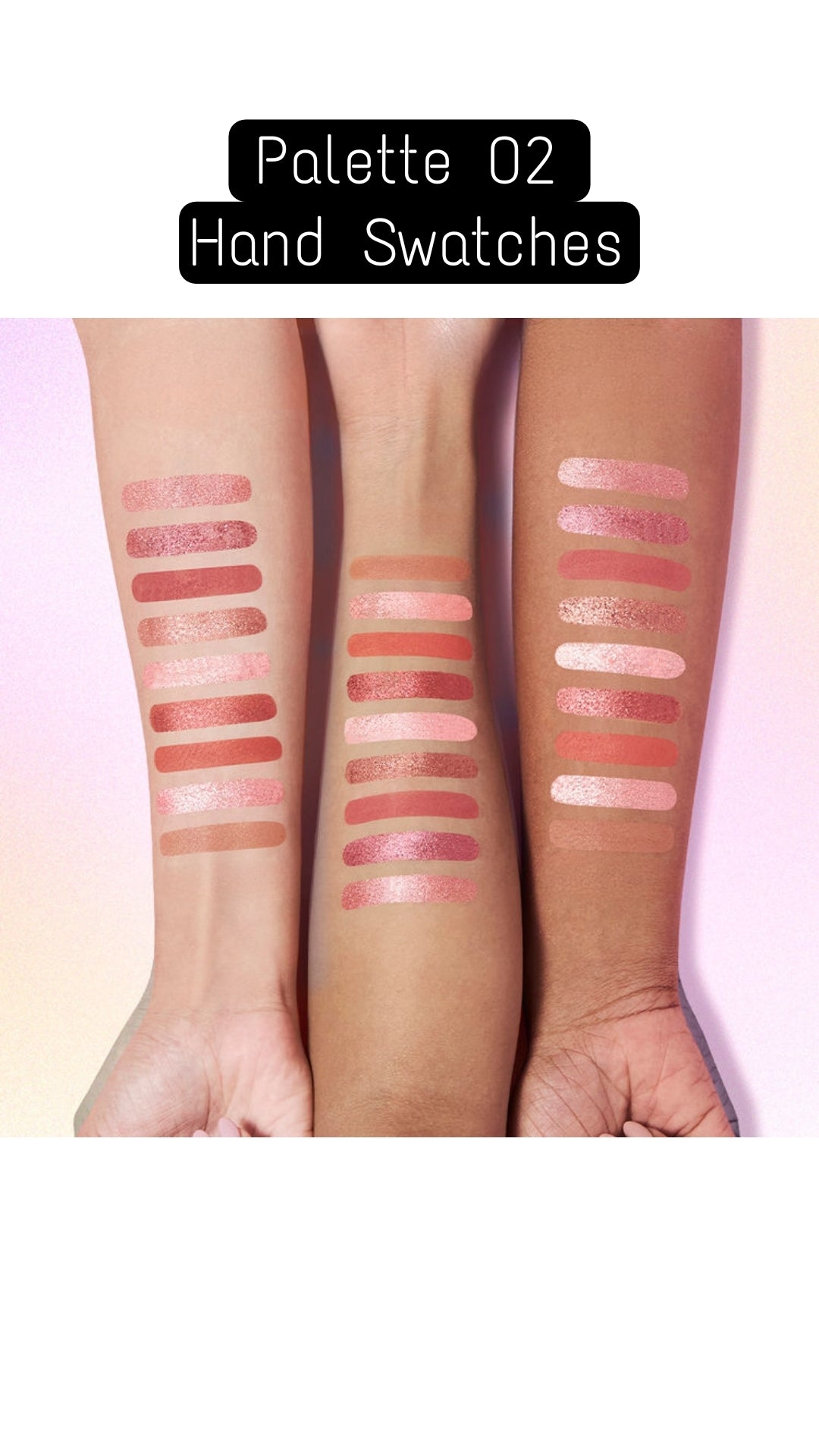 Color Strokes 9 shade Heart Highlighter Palette