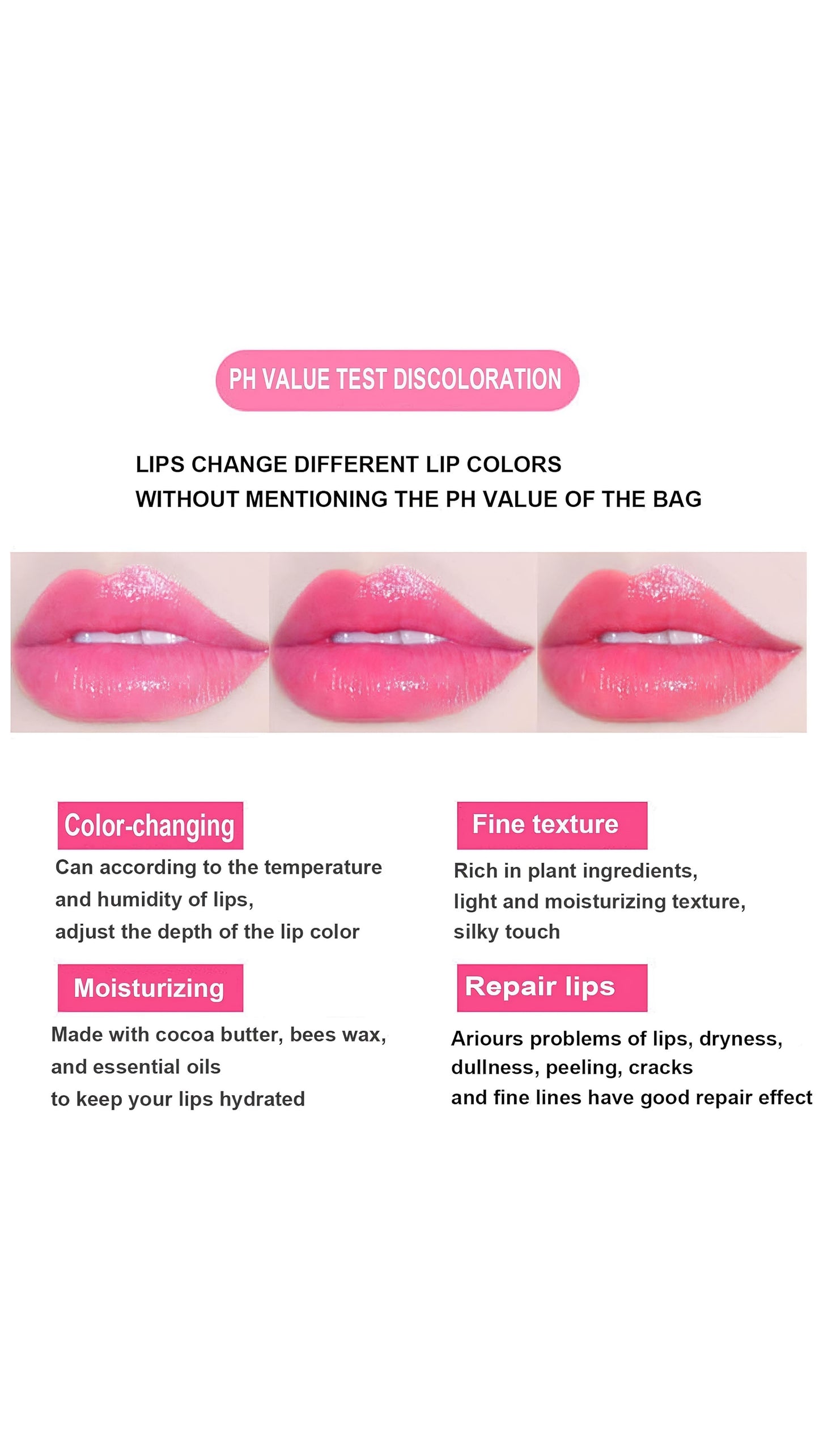 Hello Kitty Ph Based Color Changing Flower Jelly Lipstick