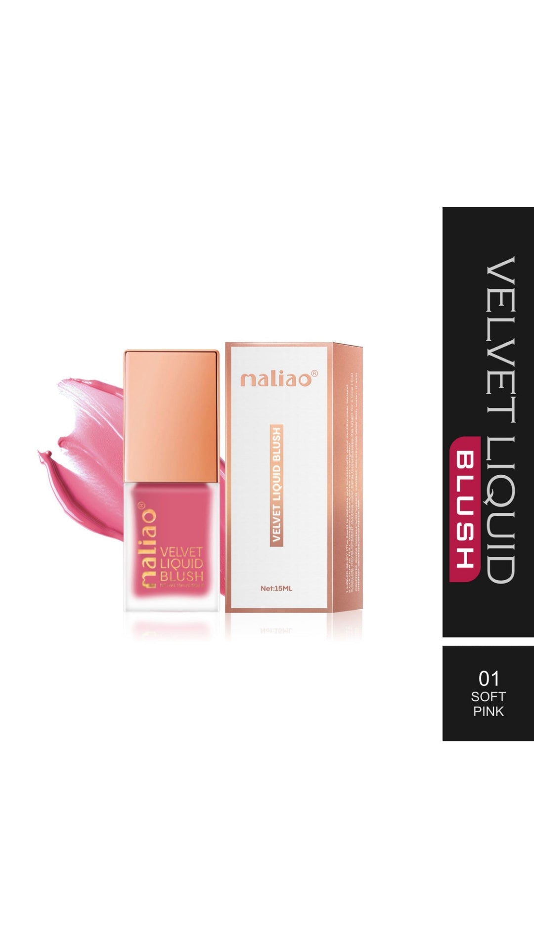 Maliao Velvet Liquid Blush - Radiant Flush of Color for Every Look