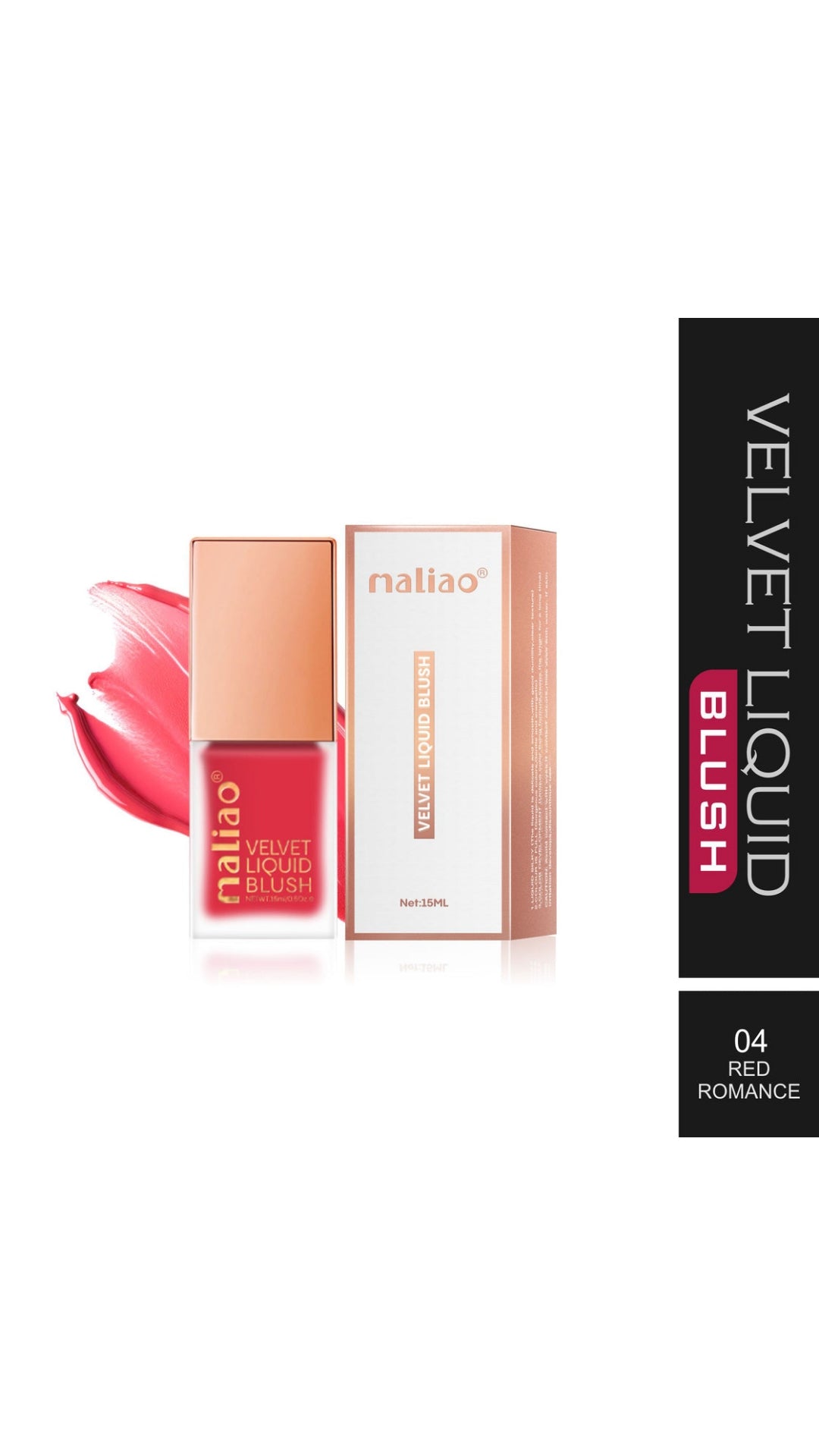 Maliao Velvet Liquid Blush - Radiant Flush of Color for Every Look