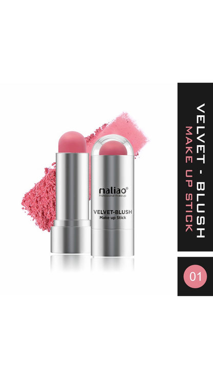 Maliao Velvet Blush Stick - Luxurious Flush for All Skin Types