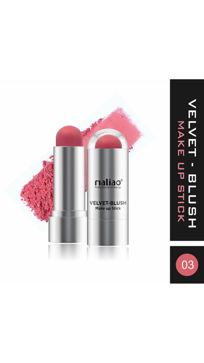 Maliao Velvet Blush Stick - Luxurious Flush for All Skin Types