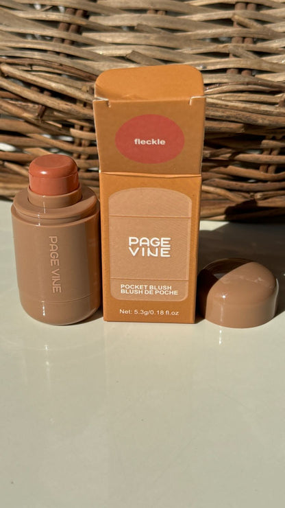 PAGE VINE Pocket Blush Rotating Shape. BLUSH DE POCHE.