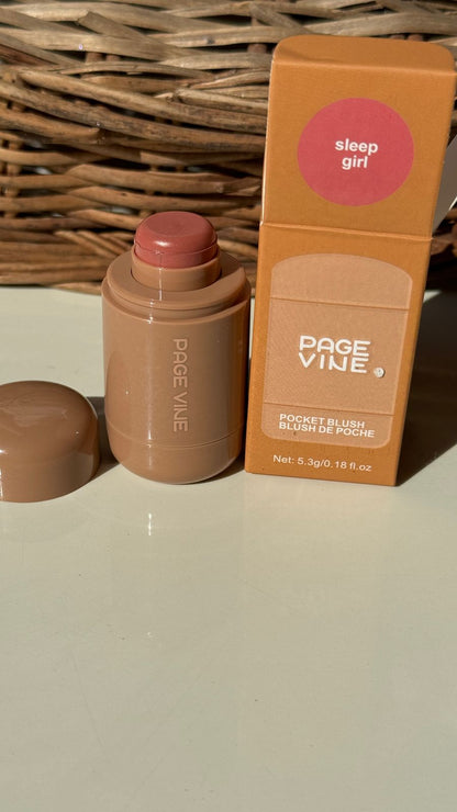 PAGE VINE Pocket Blush Rotating Shape. BLUSH DE POCHE.