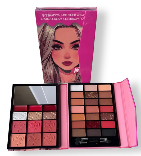 Kawaii Mini All-in-One Makeup Book Kit for Women