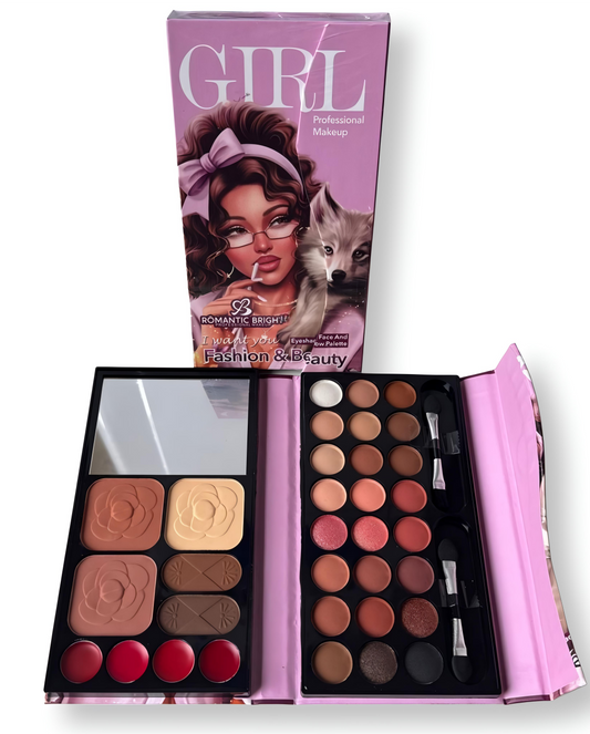 Kawaii Travel Makeup Kit All-in-One – Mini Cute Makeup Book