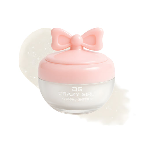 CRAZY GIRL Pink Bow Pot Highlighter 8 gm