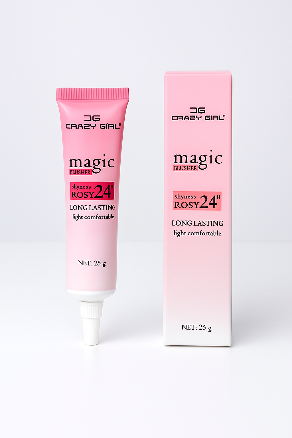 CRAZY GIRL Creamy Liquid Tube Magic Blusher