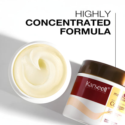 Karseell cream jar with cream on a white background and text 'Highly Concentrated Formula'.