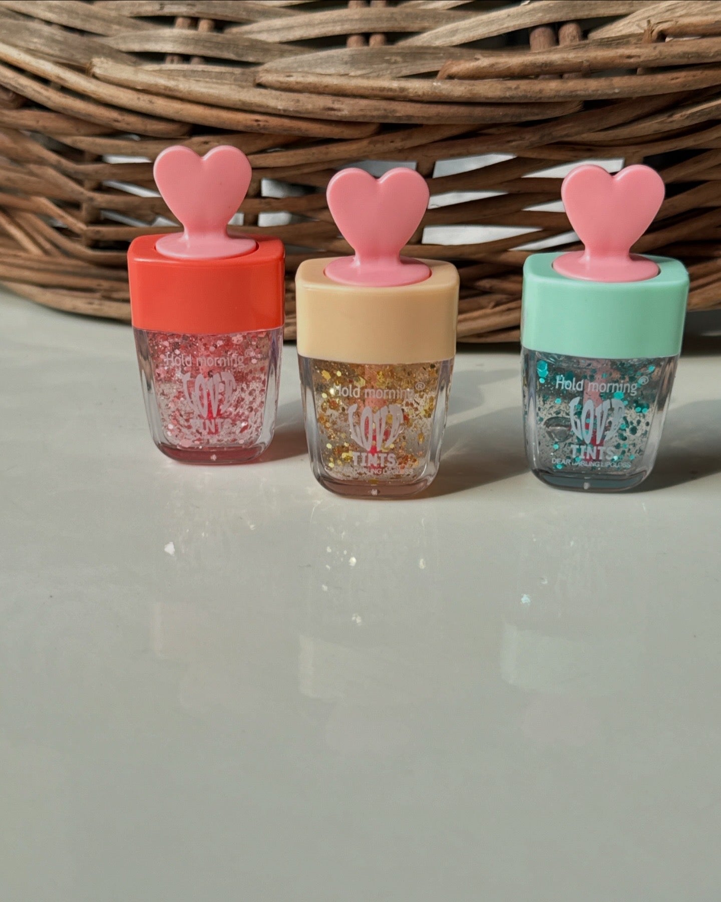 Kawaii heart candy lipgloss