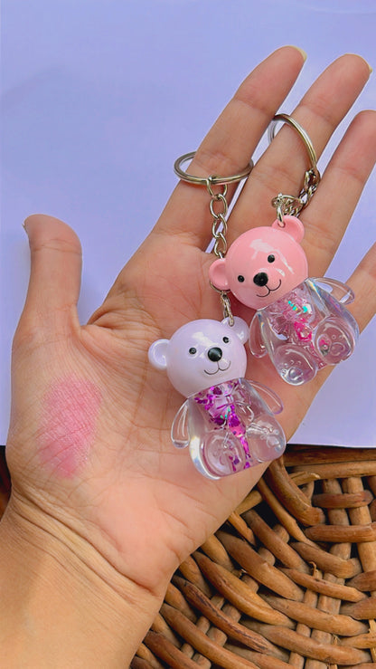 Kawaii Teddy keychain lipgloss