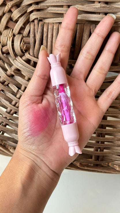 Kawaii Toffee Shaped Lip Gloss For Moisturizing, Nourishing Chapped Lips