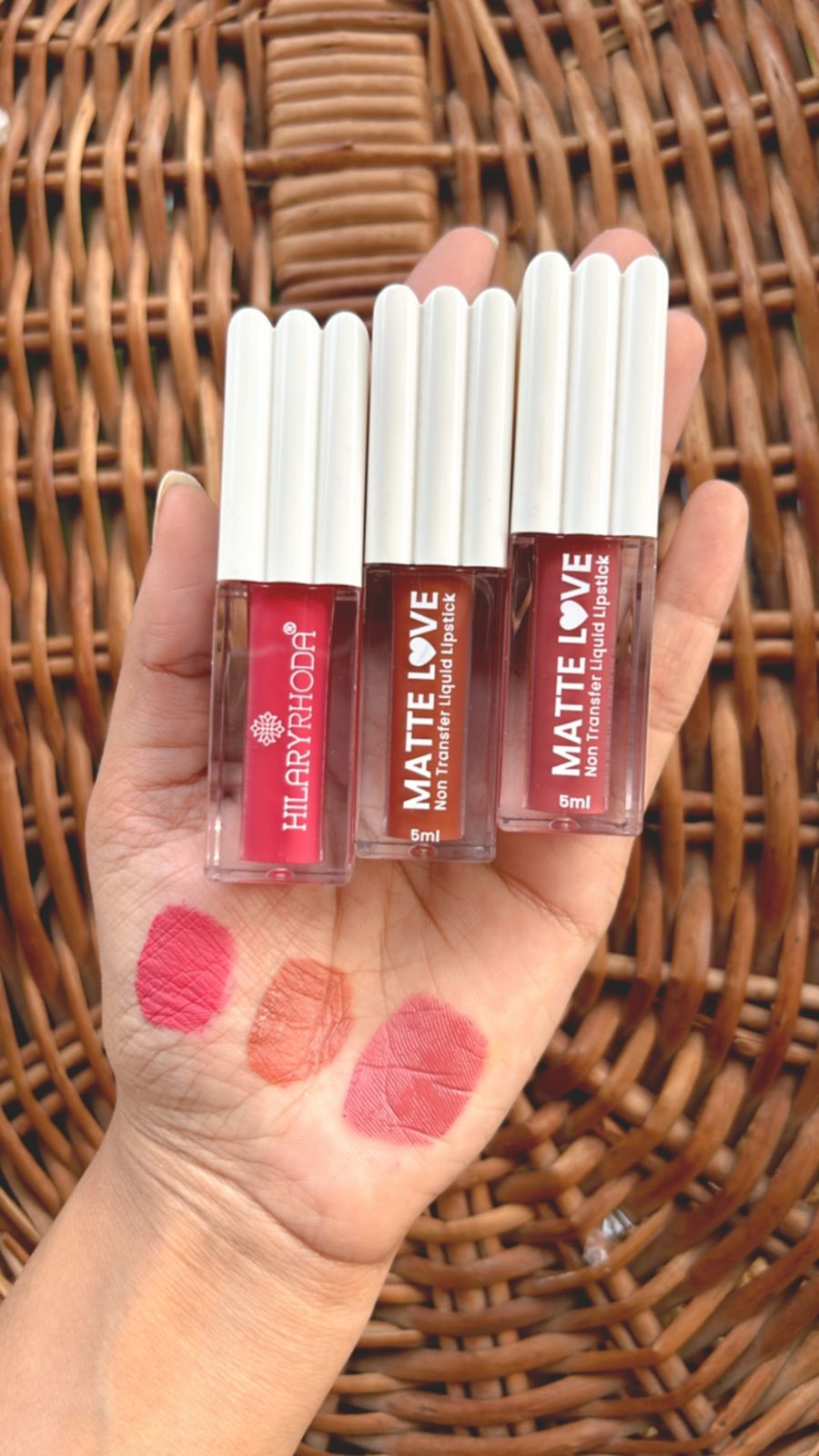 Hilary Rhoda Matte Love Lipsticks. Long Stay, Smudge-proof.