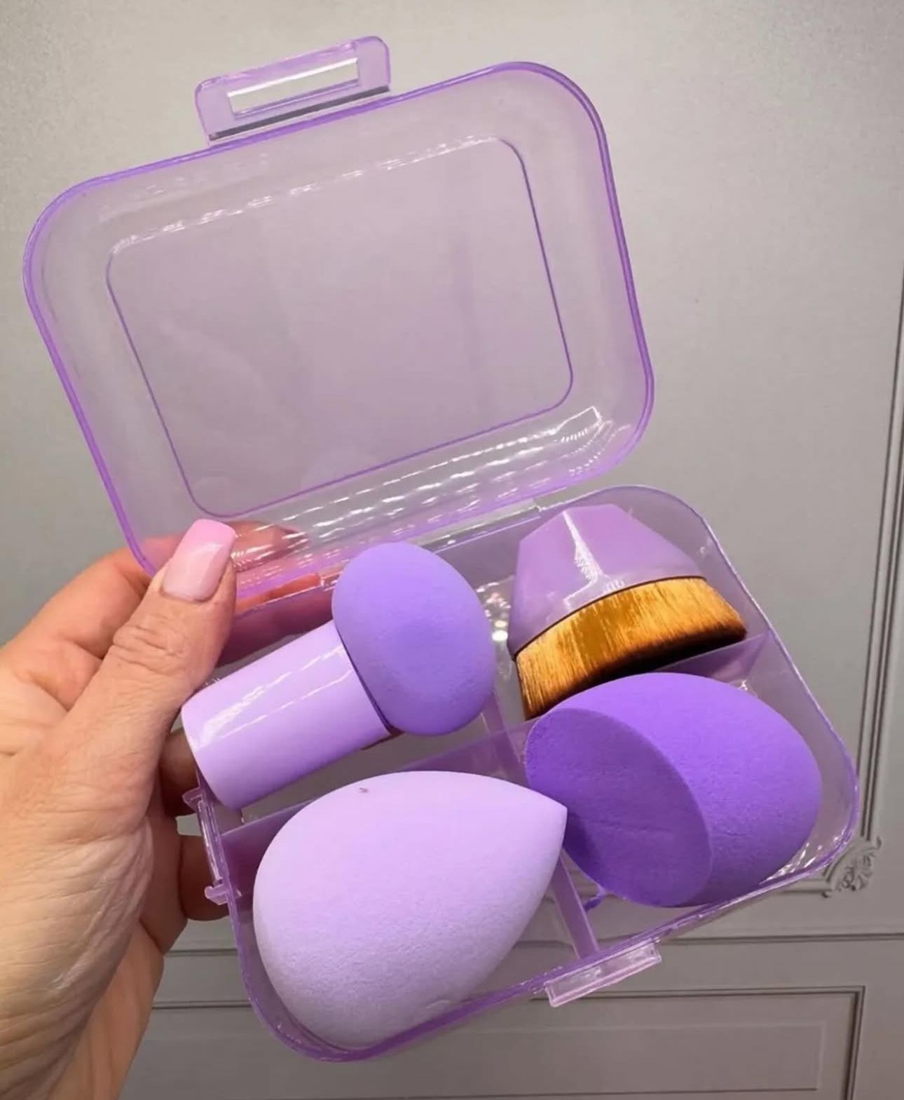 Kawaii Beauty Blender Sponge Foundation Brush Set Box