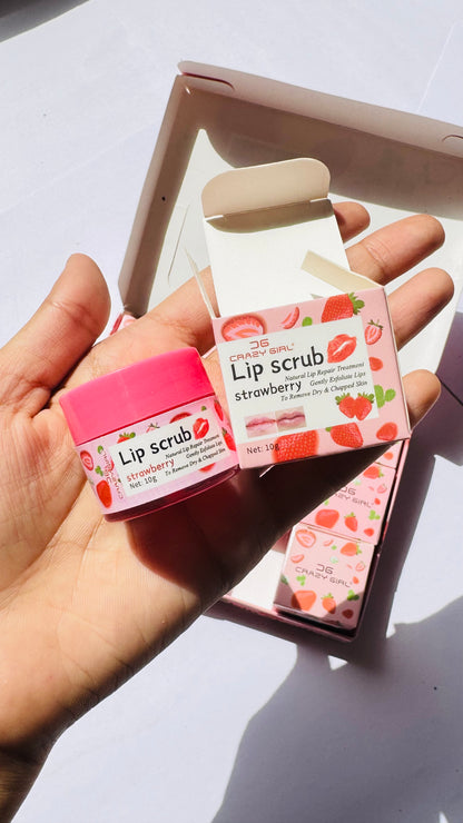 Crazy girl strawberry lip scrub