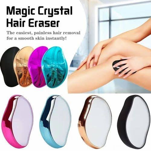 Crystal hair removal