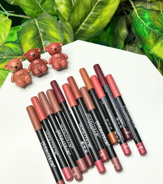 HUDA color lipliner set of 12