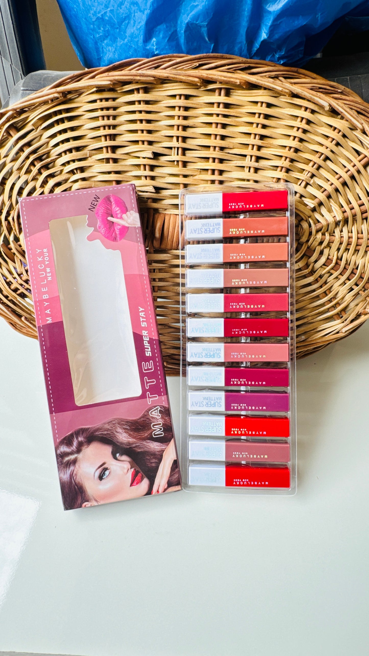 May be lucky lipstick set of 12