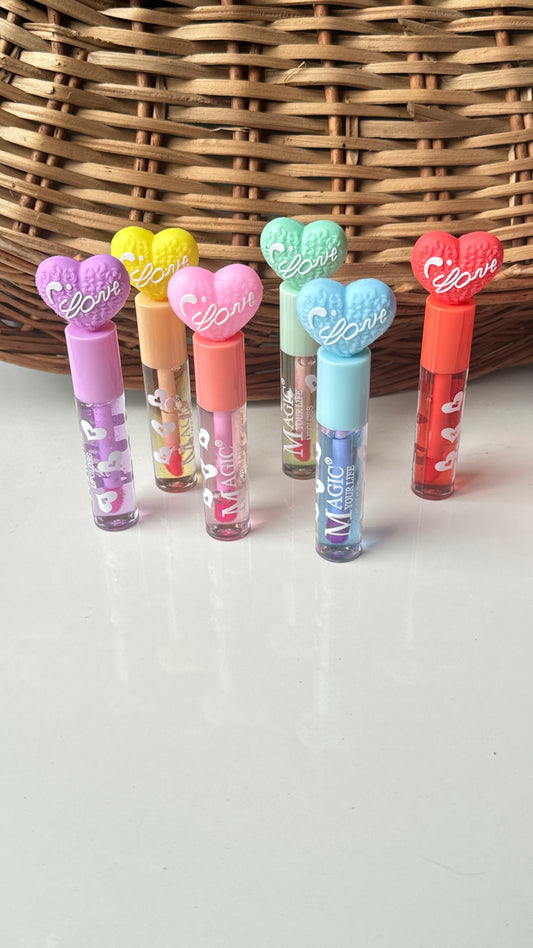 Heart magic lipgloss