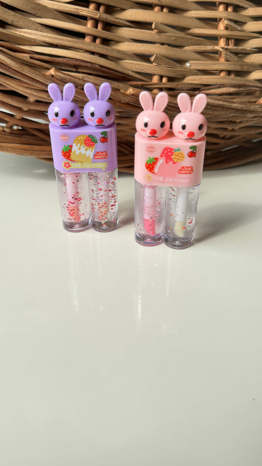 Kawaii 2 in 1 lipglosses