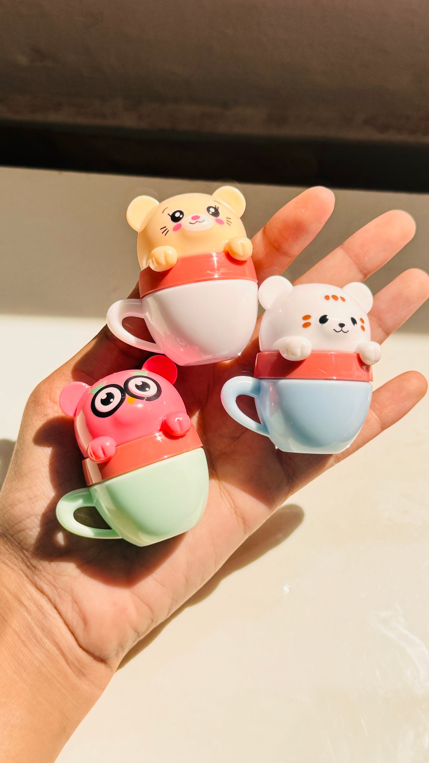 Kawaii cup shape lipbalm