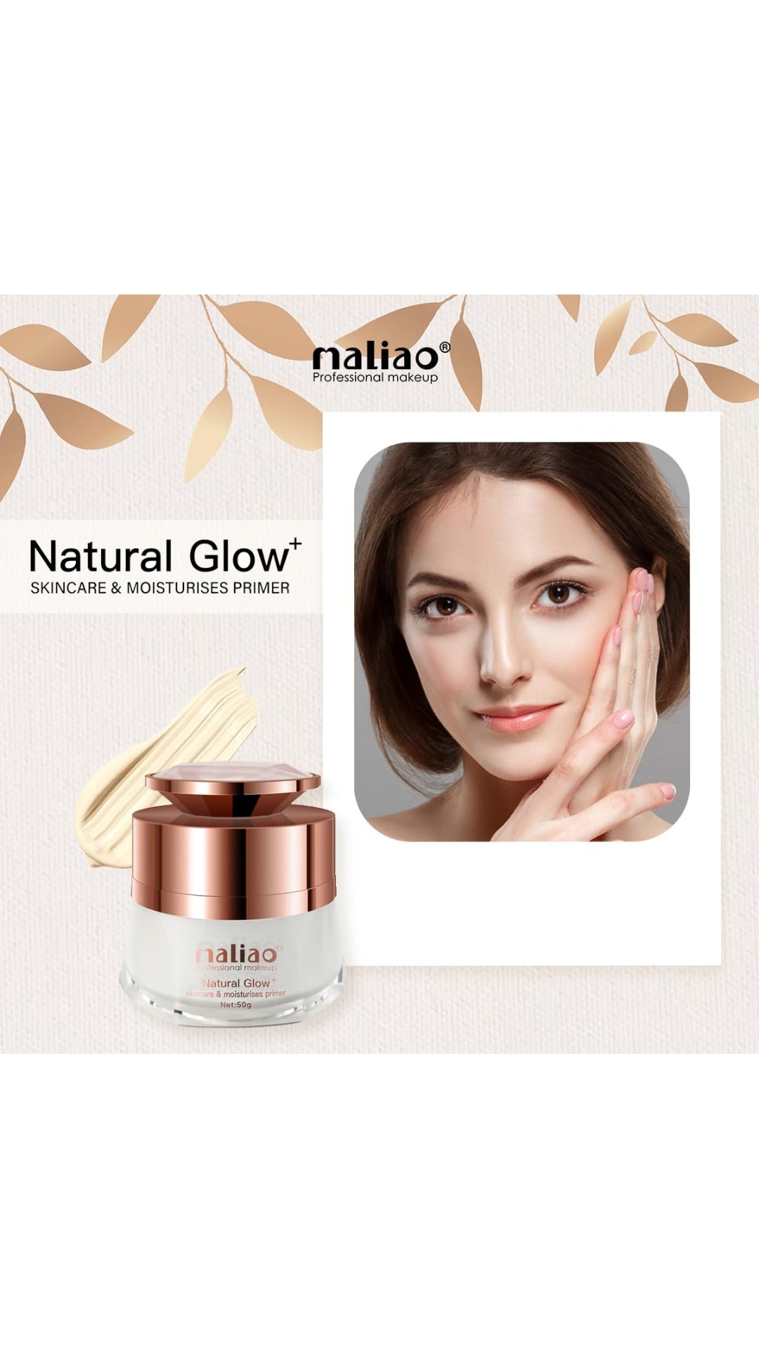 Maliao 7-in-One Natural Glow+ Skincare & Moisturizing Primer