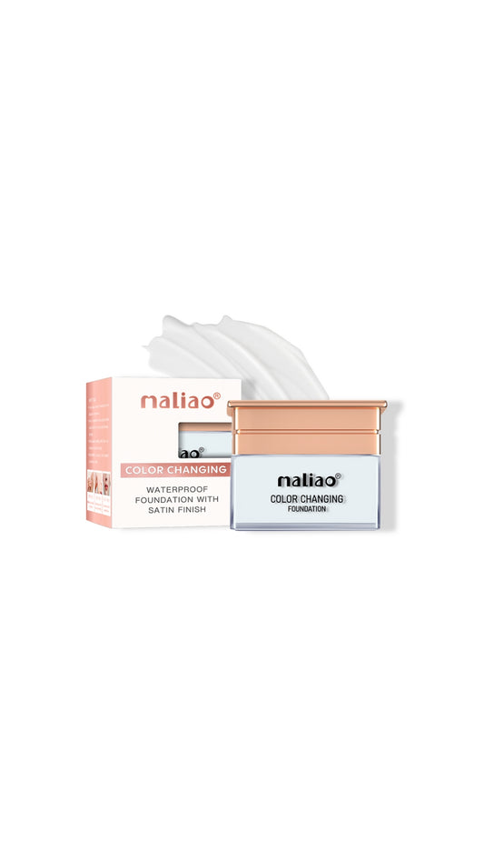 Maliao Colour Changing Waterproof Foundation with Satin Finish - Long-Lasting Beauty