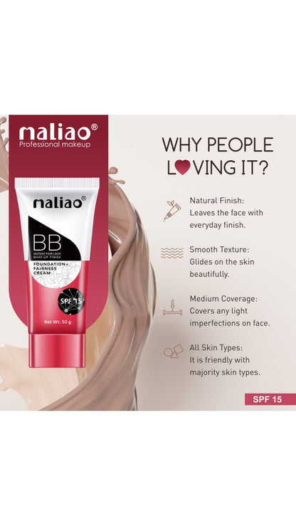 MALIAO BB Foundation + Fairness Cream - Instant Fair Look