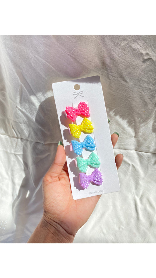 Kawaii bow hair clip