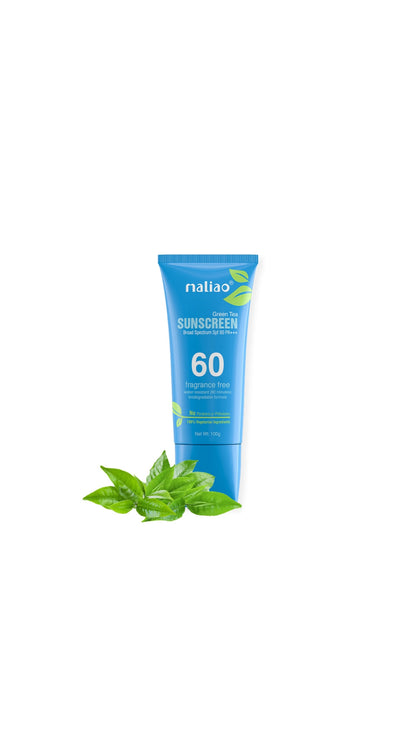 Maliao Green Tea Water Resistant Sunscreen - Broad Spectrum SPF 60 PA+++ 100g