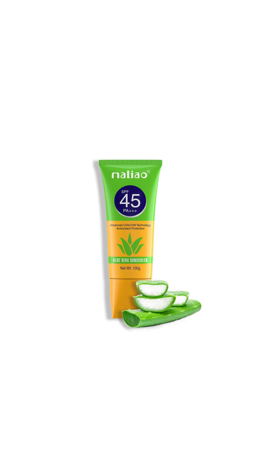 Maliao Aloe Vera Sunscreen SPF 45 PA+++ - Ultimate Sun Protection with Hydration