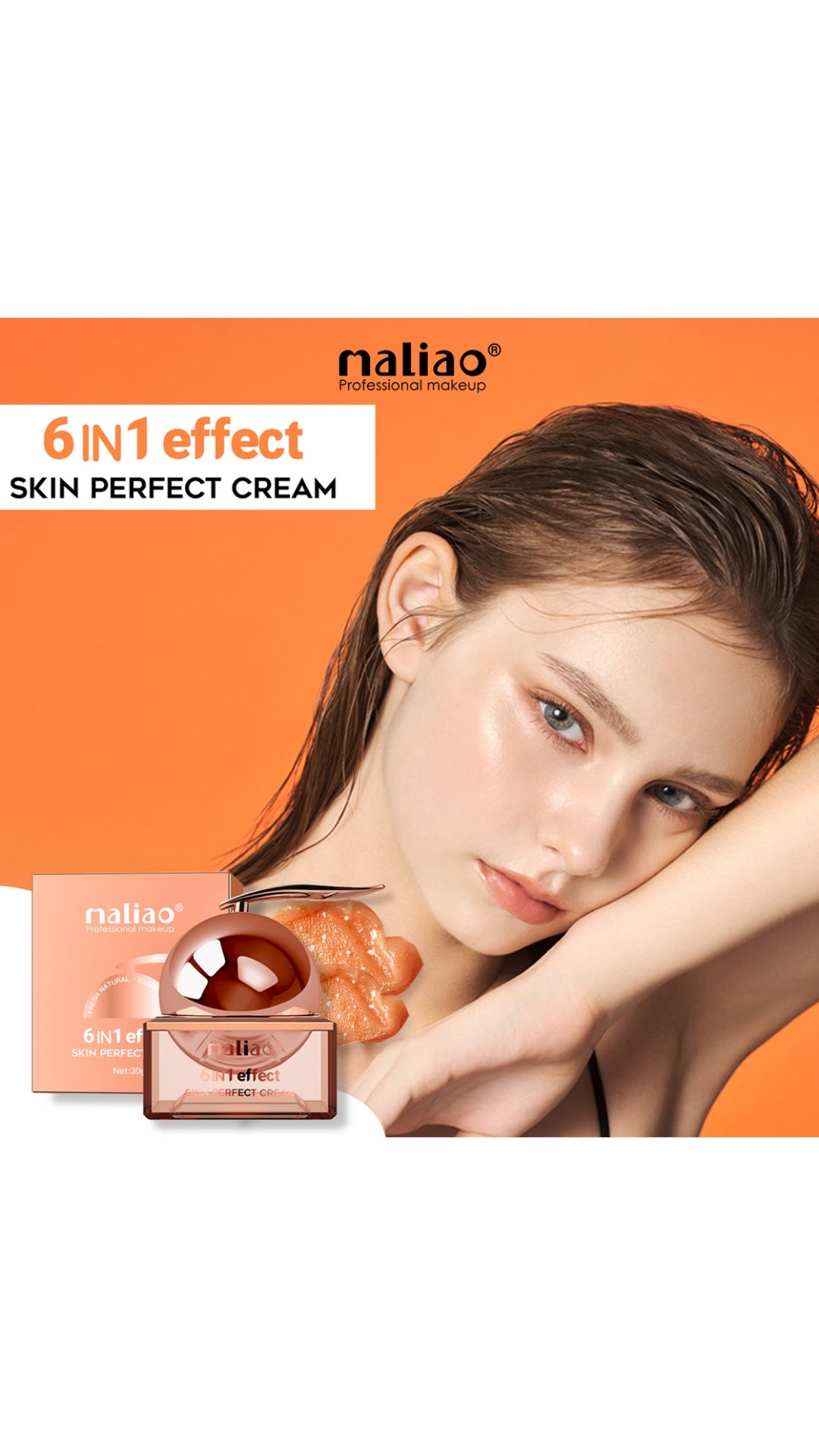 Maliao 6-in-1 Effect Skin Perfect Cream - Fresh Natural Illumination