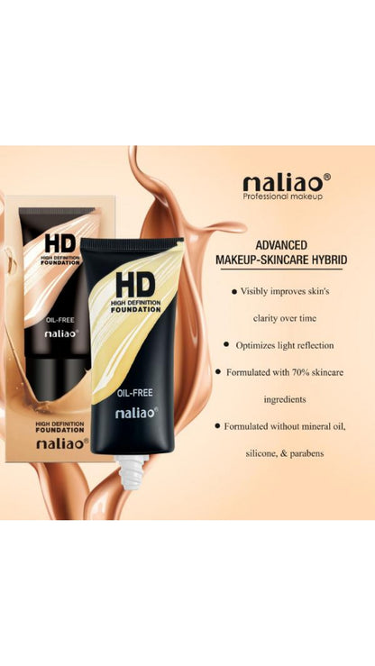 MALIAO HD High Definition Oil-Free Foundation - Flawless Definition, Oil-Free Finish