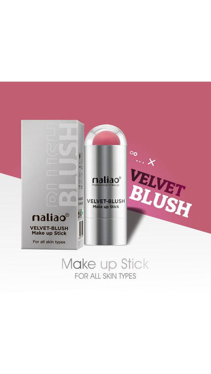 Maliao Velvet Blush Stick - Luxurious Flush for All Skin Types