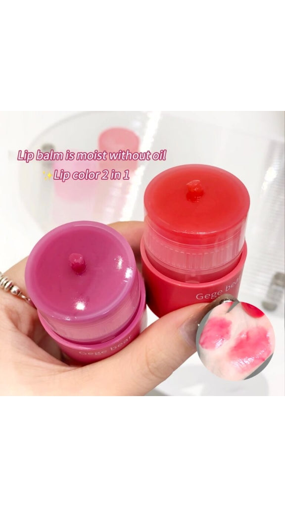 Korean Translucent Essence Rotating Lipstick Lip Gloss Lipbalm