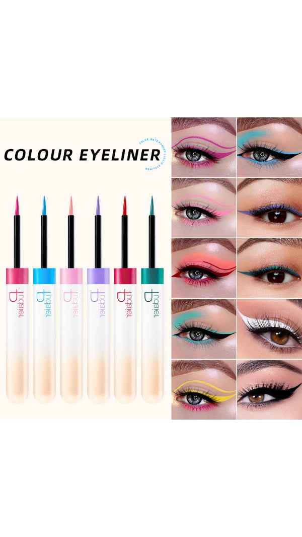 PUDAIER COLORFUL LIQUID MATTE EYELINER,Quickly dry,waterproof,Sweat-resistant,smudge-proof