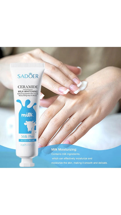 Sadoer Ceramide Milk Plus Hand Cream. Whitening Moisturizer