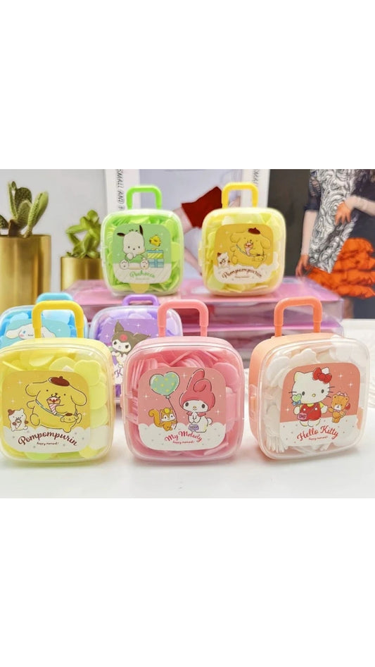 Cute Korean Suitcase Trolley Shaped Mini Soft Paper Soaps