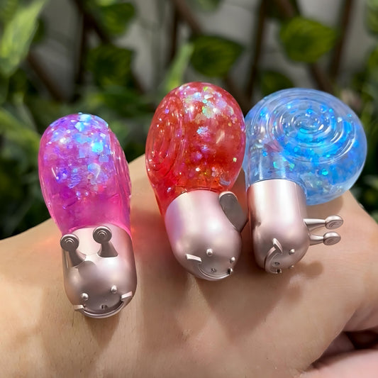 Kawaii Snail Shaped Glittering Lip Gloss