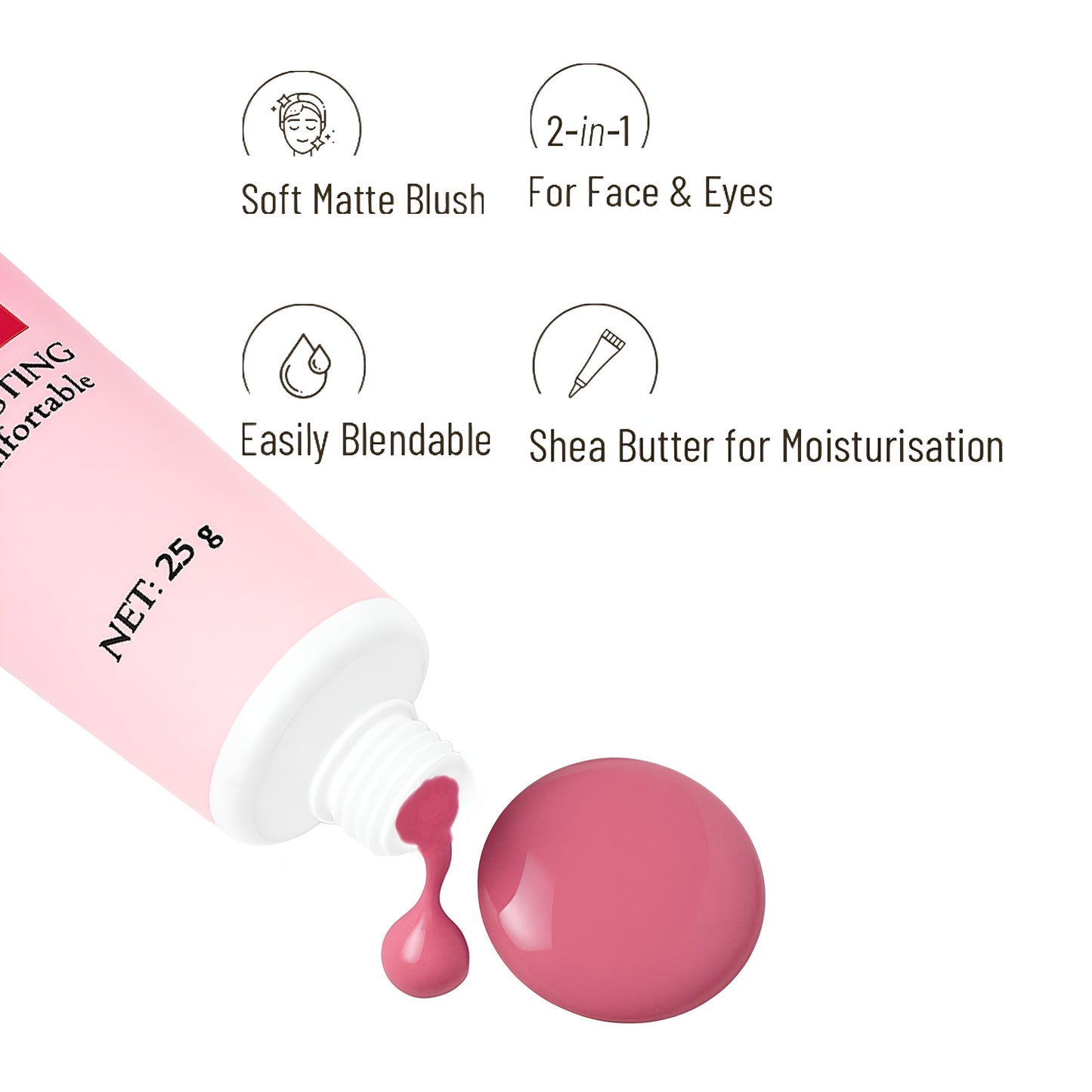 CRAZY GIRL Creamy Liquid Tube Magic Blusher