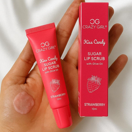 Crazy Girl Kiss Candy Strawberry Sugar Lip Scrub