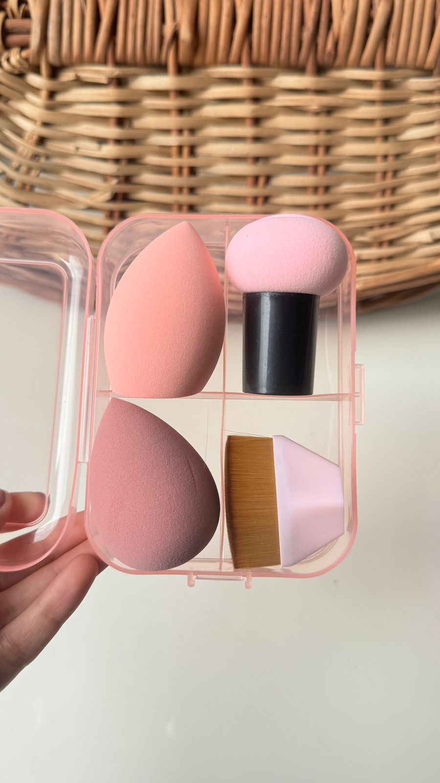 Kawaii Beauty Blender Sponge Foundation Brush Set Box