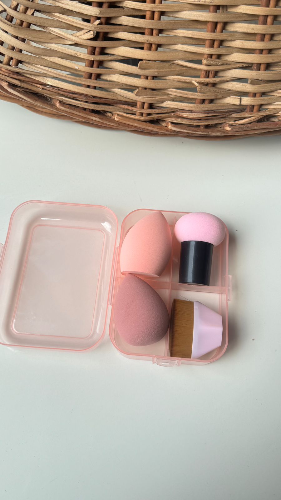 Kawaii Beauty Blender Sponge Foundation Brush Set Box