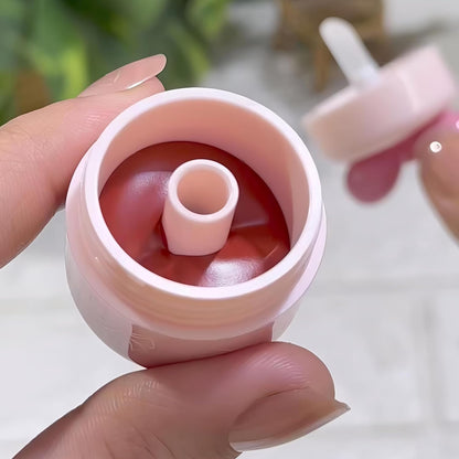 Bajajbeautyshop Blurring Pot Lipstick | Cute Korean Bow Knot Container | Lip & Cheek Tint Mud