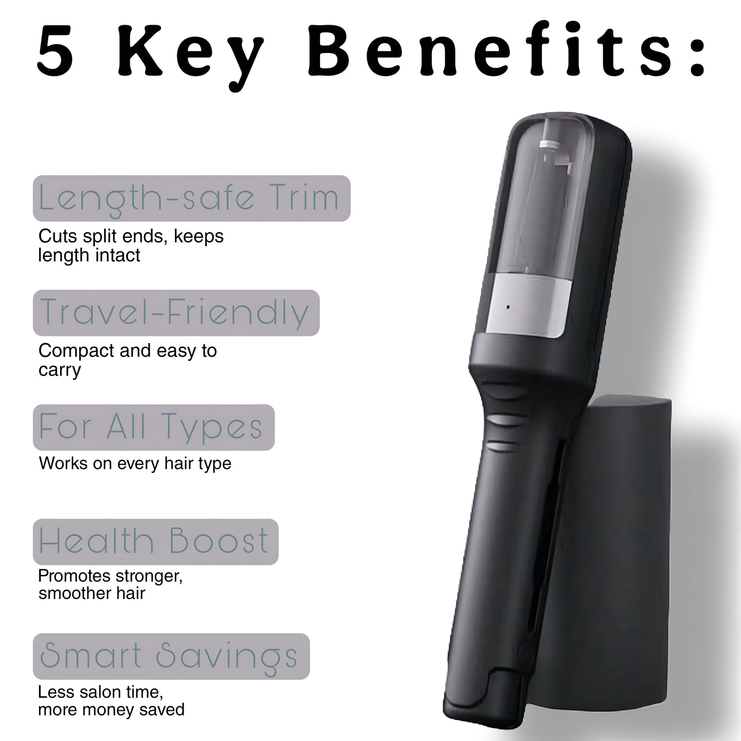 Rechargeable Hair Split End Remover Machine