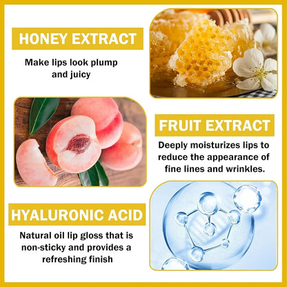 Korean Cute Honeycomb Shaped Lip Gloss