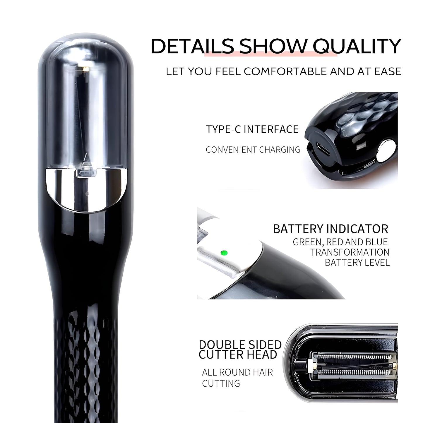 Rechargeable Hair Split End Remover Machine
