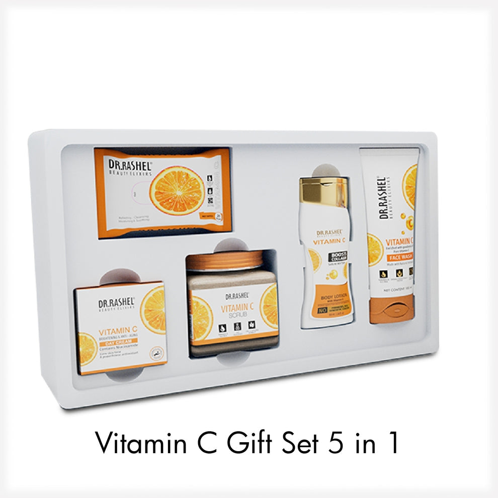 Dr Rashel Vitamin C Gift Set – 5 in 1 Skincare Combo